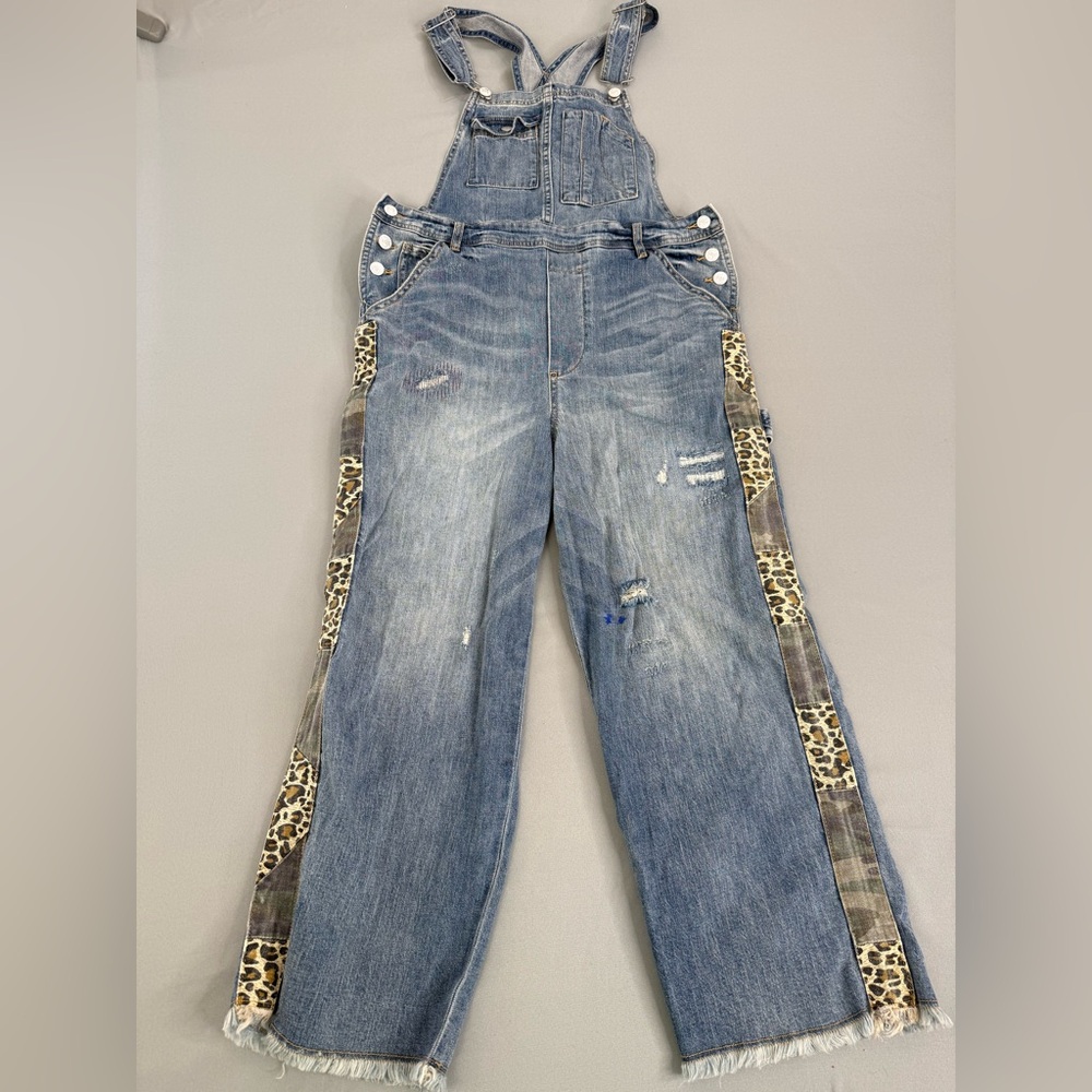 Anthropologie Denim Overalls Pilcro Jean Overalls The Lex Distressed Size 29 NWT - Picture 8 of 16